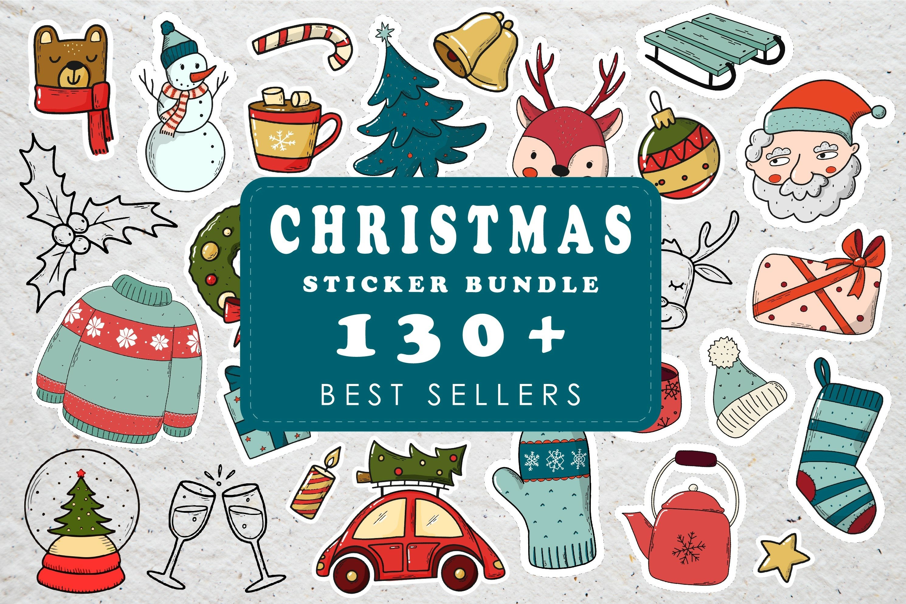 CHRISTMAS MEGA STICKER BUNDLE