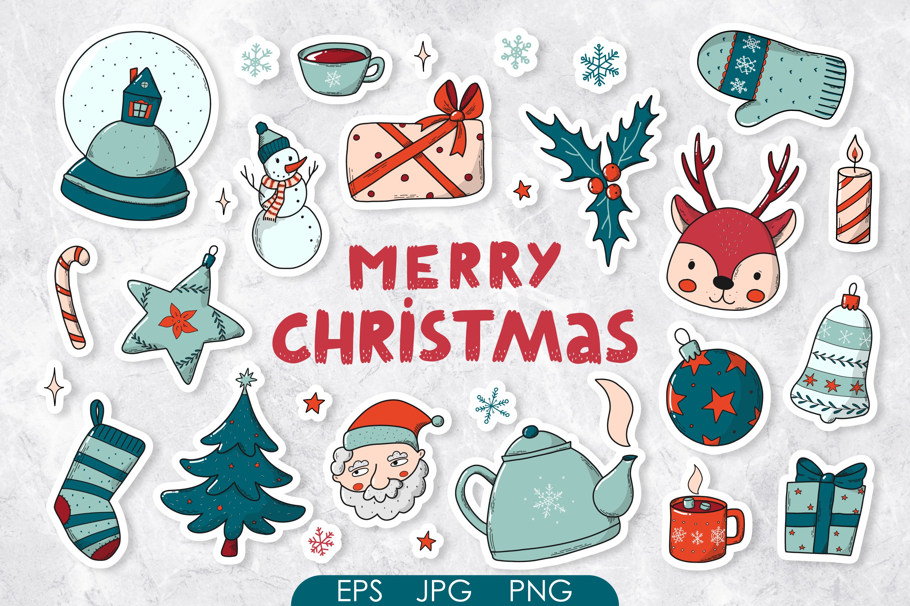CHRISTMAS MEGA STICKER BUNDLE 2