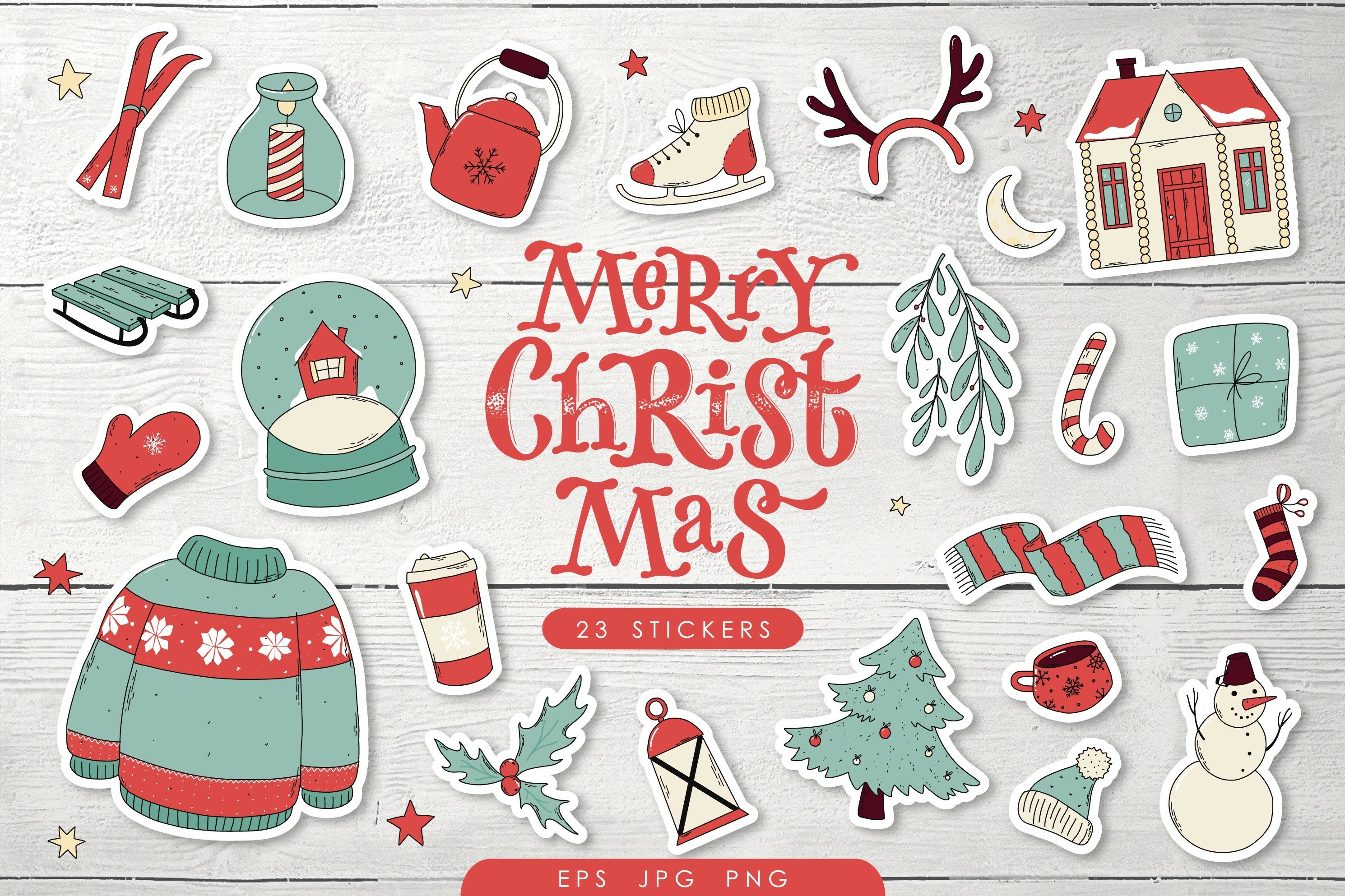 CHRISTMAS MEGA STICKER BUNDLE 3