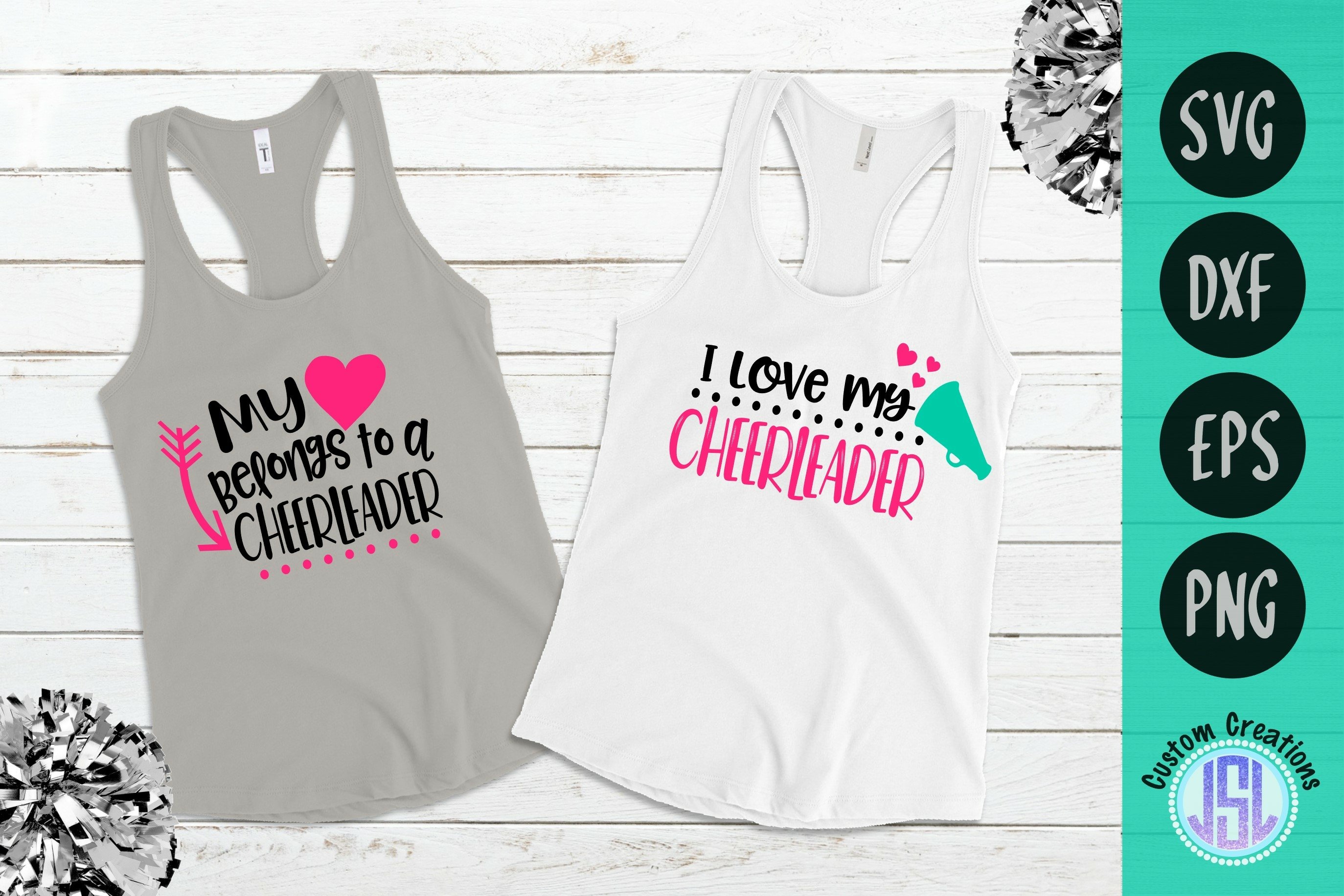 Extra Large Cheer Bundle | Set of 21| SVG DXF EPS PNG 3