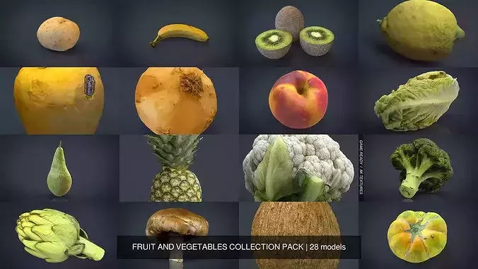 FRUIT AND VEGETABLES COLLECTION PACK 3