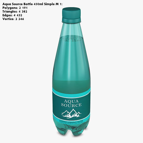 Drink Cans and Bottles Simple Collection volume 1 3D Model Pack 2