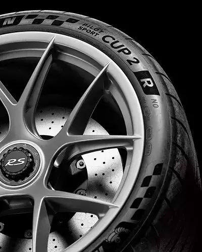 MICHELIN Pilot Sport CUP 2 R 335 30 R21 3D model 3