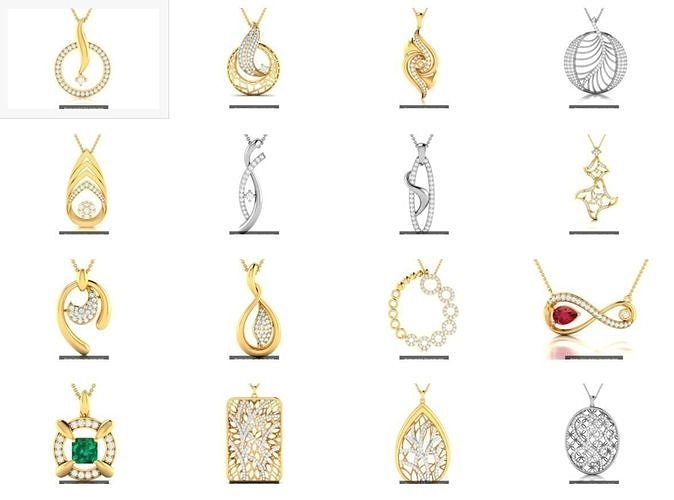 36 Women pendant 3dm render detail collection 3D Model Pack 3