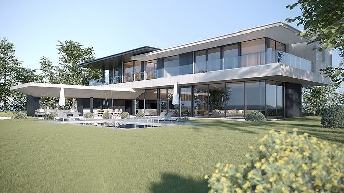 ProVis3D 011 - Lake Huron Villa House 3D model 2