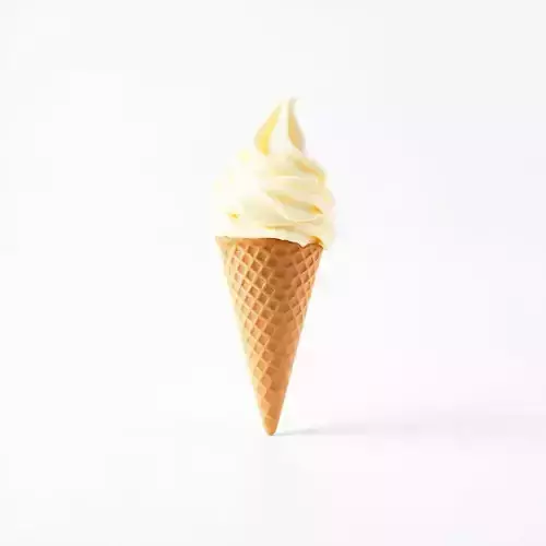 Vanilla Swirl Ice Cream model pack Low-poly 3D model 2