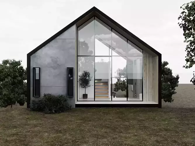 Level House by FGM 3D model
