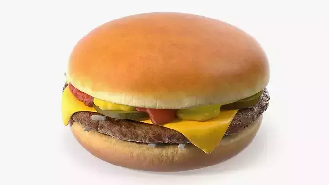 McDonalds Cheeseburger 3D model