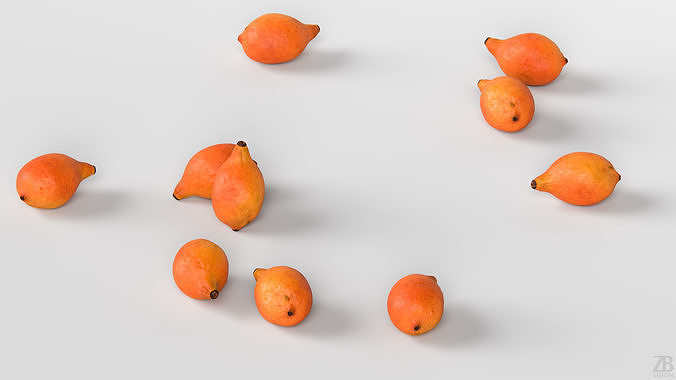 Achacha 3D model 3