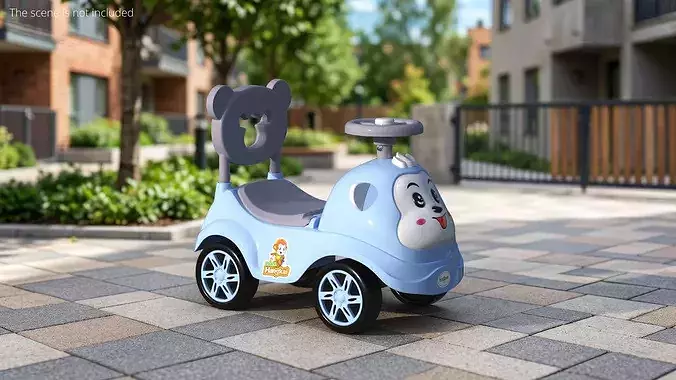 Baybee Baby Hangkai Push Ride On Car 3D model 3