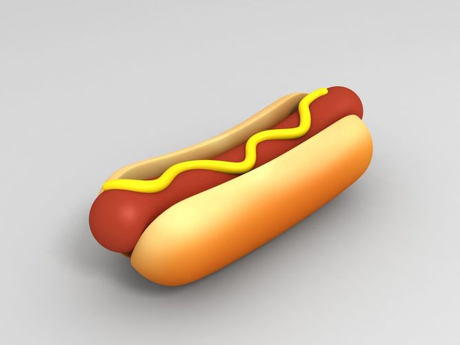Cartoon Food Pack 3D model 3