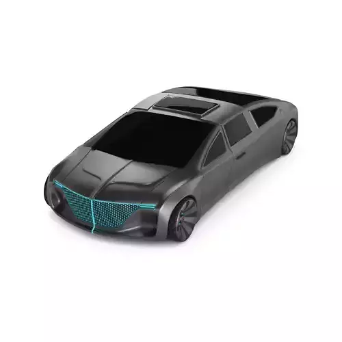 Limousine Car 3D model