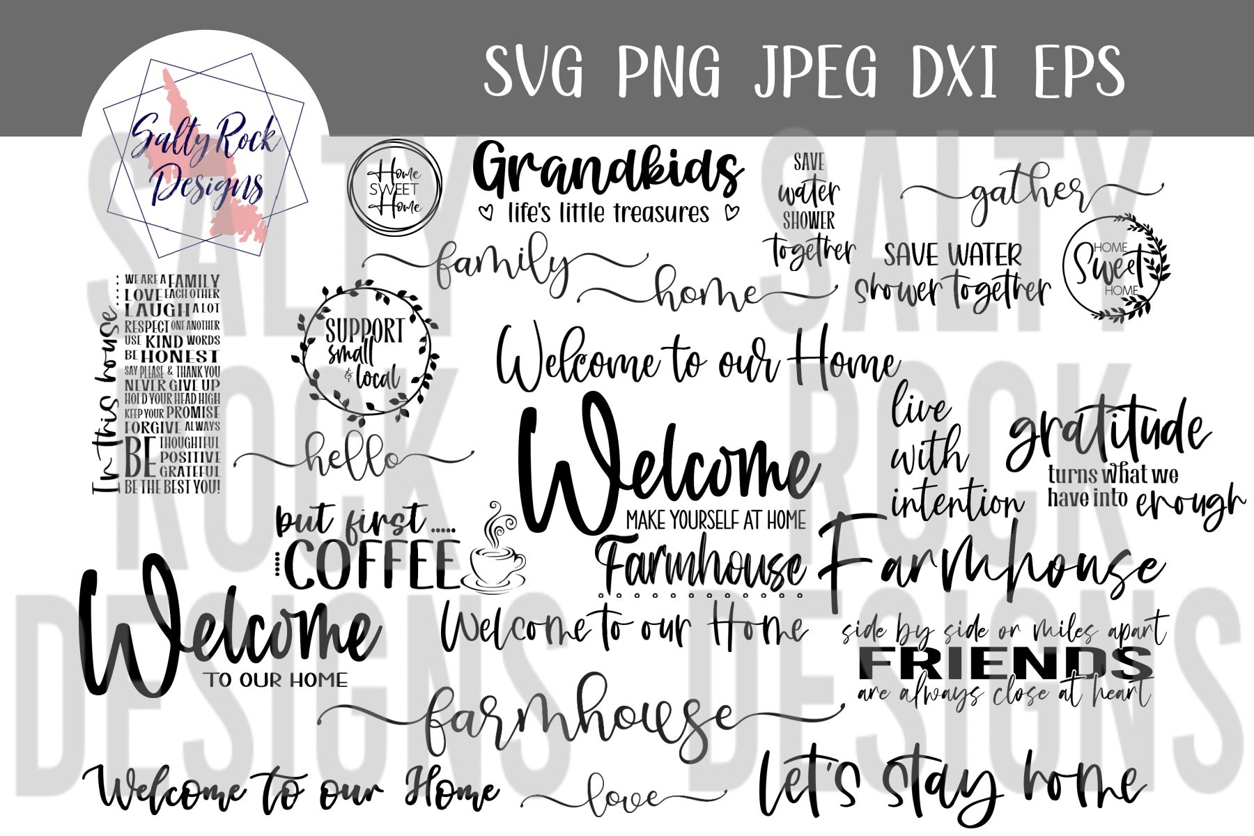 Home Sign Bundle,Farmhouse bundle, Rustic Sign Bundle, svg