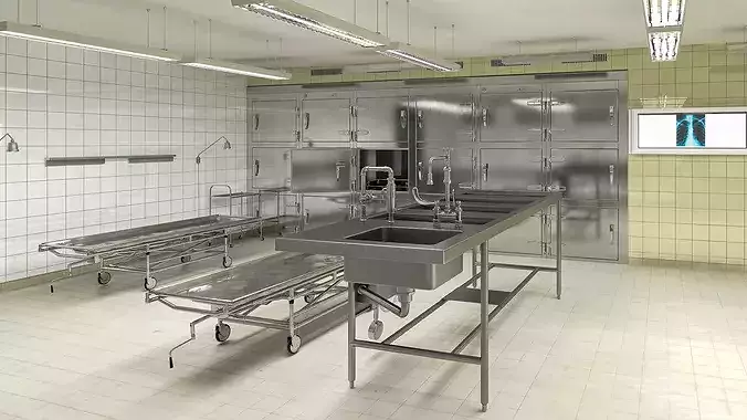 Morgue Interior 3D model