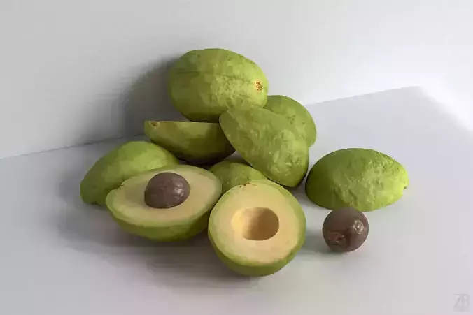Avocado 3D model