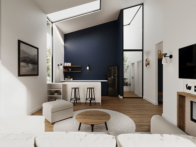 Cabin II House by FGM 3D model 2
