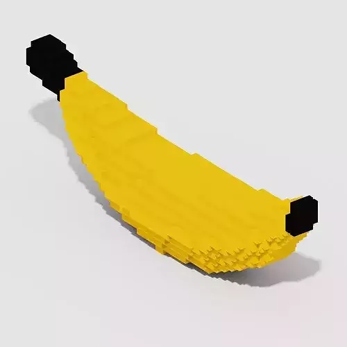 Voxel Food Pack 117 Items Low-poly 3D model 3