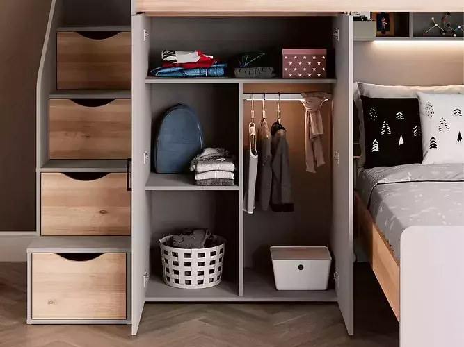 Kids Bedroom 3D model 2