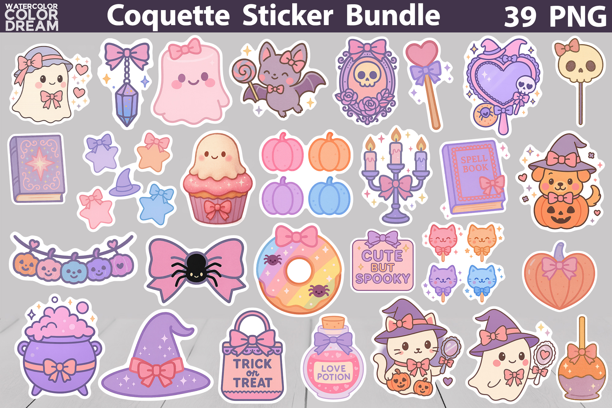 Halloween And Christmas Stickers Bundle | 2