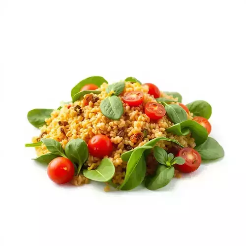Vibrant Bulgur Salad model pack Low-poly 3D model 2