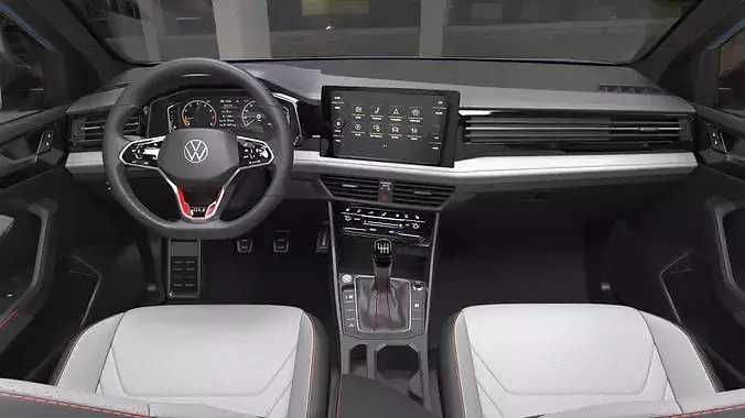2026 Volkswagen Jetta GLI Sedan Monterey Blue Pearl 3D model 3