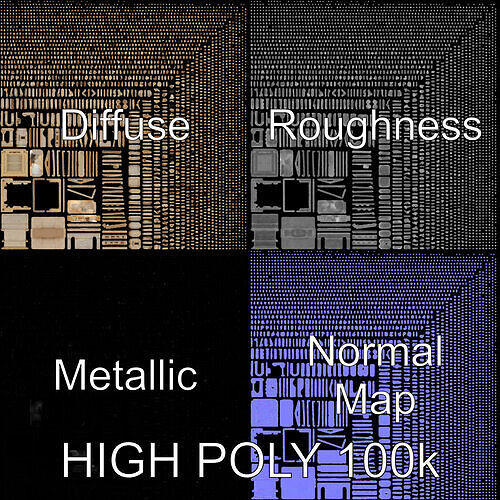 Ancient Roman Building Model Pack Low-poly 3D model 2