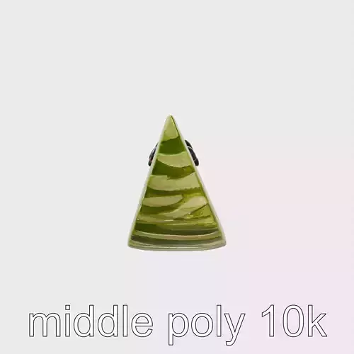 Juicy Watermelon Slice Summer Scene model pack Low-poly 3D model