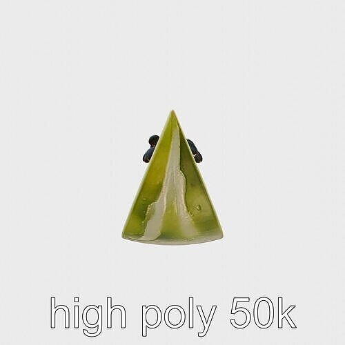 Juicy Watermelon Slice Summer Scene model pack Low-poly 3D model 3
