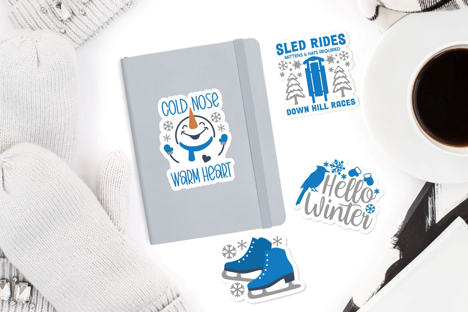Winter Sticker Bundle - 15 designs 2