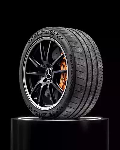 Michelin Pilot Sport Cup 2 275 35 ZR19 100Y AMG 3D model