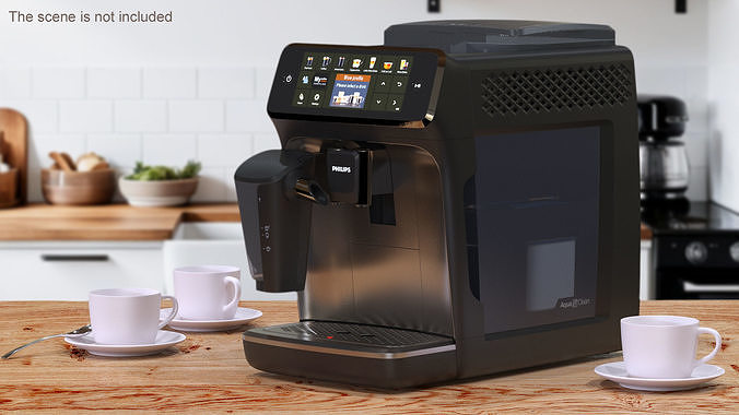Coffee Machine Philips 5400 Lights On 3D model