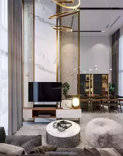 Modern home 3D model
