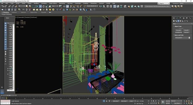 Modern home 3D model 2