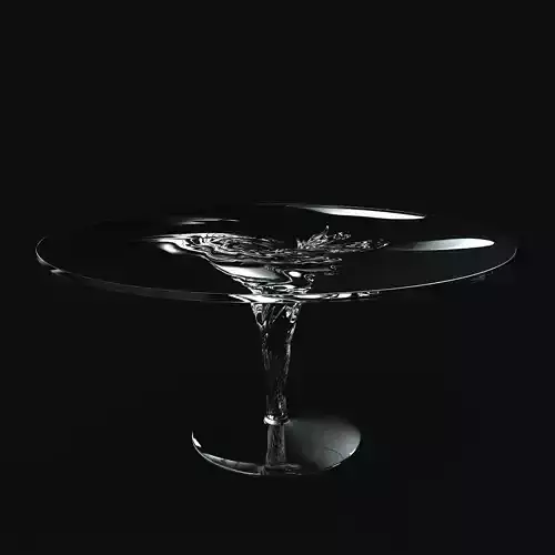 Twisted Dining Table 3D model