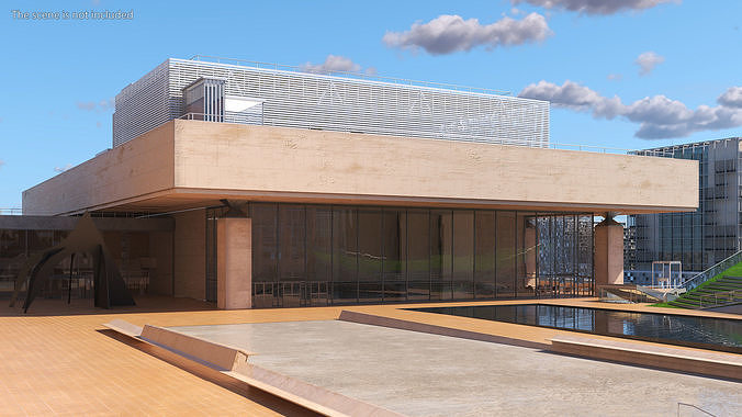 Vivian Beaumont Theater 3D model 3