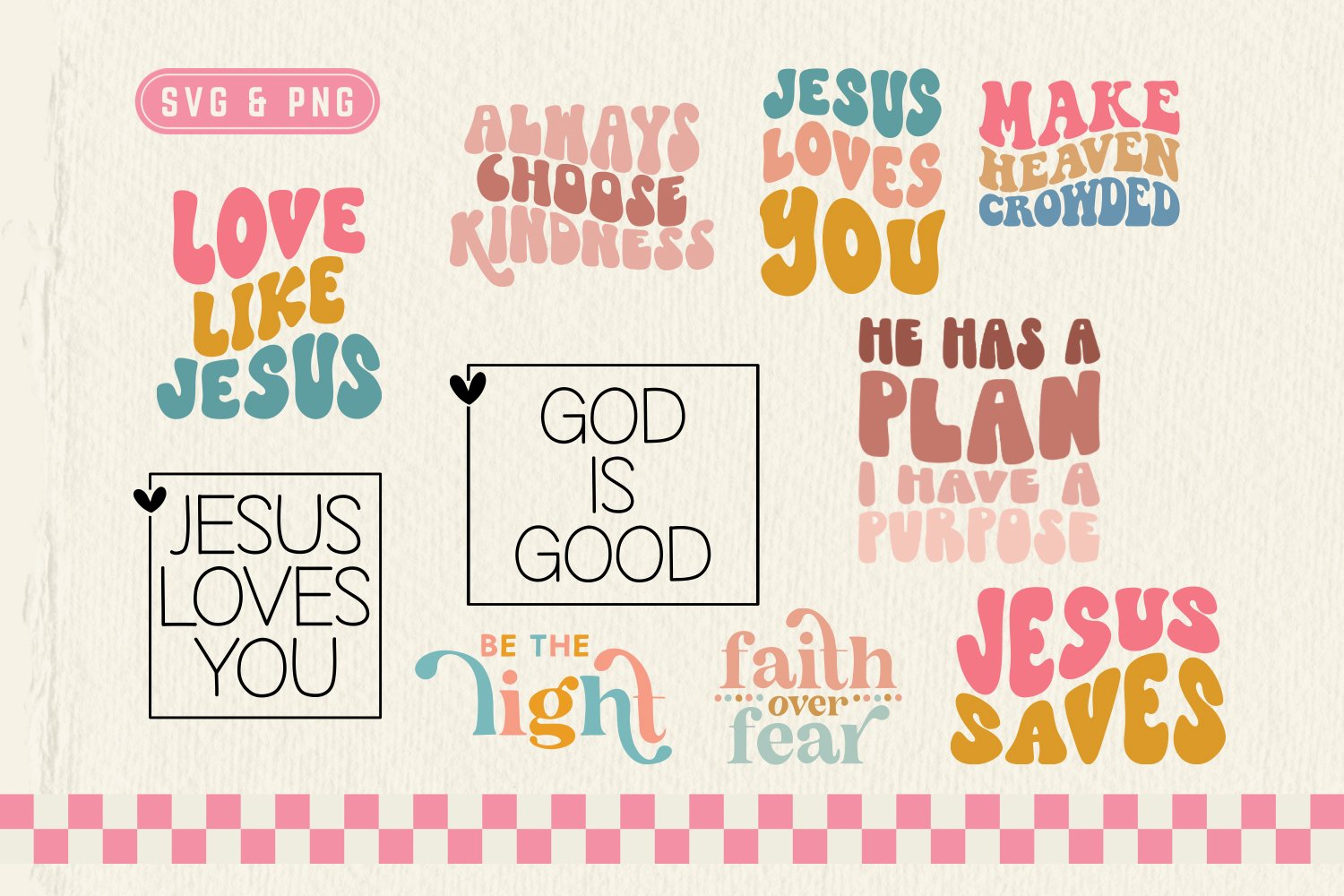 Christian SVG PNG Bundle