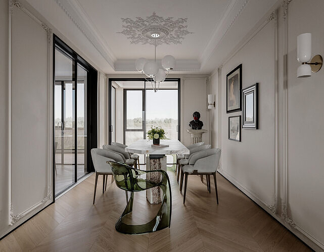Apartment interior scenes        3D model 2