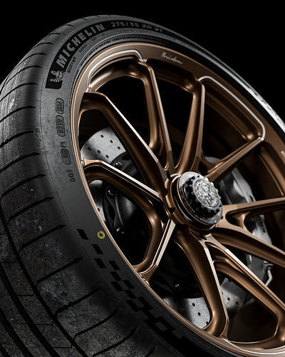 MICHELIN Pilot Sport S 5 275 35 R21 103Y 3D model 2