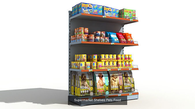 Supermarket shelves mega pack 2