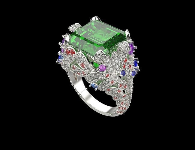 Ring 9319 3D print model 2