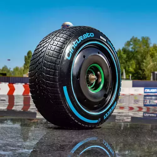 Pirelli Formula 1 2026 Front FULL WET 275 45 R18 3D model