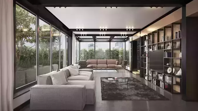 Archinteriors vol 60 - Modern home interiors 3D model 2