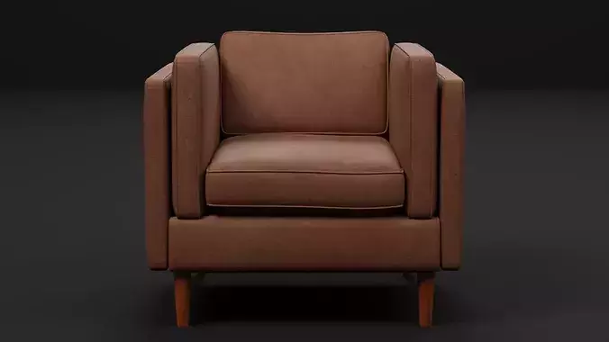Modern Armchair and Accent Collection 02 - 10 Style Variant Pack Low-poly 3D model 3