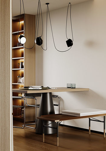apartment interior scenes        3D model 2