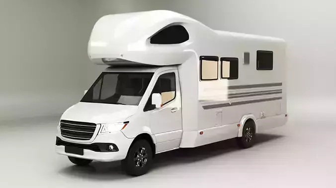 Modern Camper 3D model