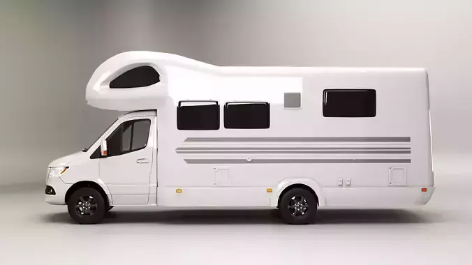 Modern Camper 3D model 2
