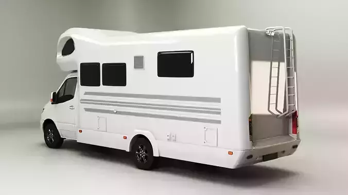 Modern Camper 3D model 3