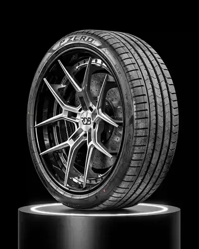 Pirelli P ZERO PZ4 255 40 R23 3D model